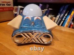VERY NICE 1960'S TIN LITHO BATTERY OPERATED UNIVERSE CAR with BOX