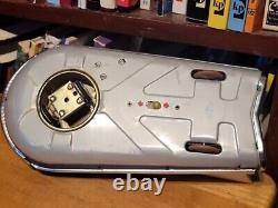 VERY NICE 1960'S TIN LITHO BATTERY OPERATED UNIVERSE CAR with BOX