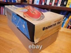 VERY NICE 1960'S TIN LITHO BATTERY OPERATED UNIVERSE CAR with BOX