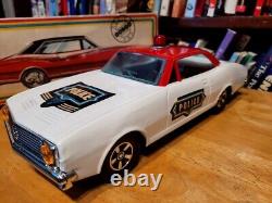 VERY NICE VINTAGE GORGO 1967 CHEVROLET CAMARO FRICTION POWERED POLICE CAR in BOX