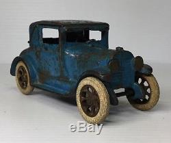 Vintage 1928 Arcade Large 6.5 Ford Model-a Sport Coupe 100% Original Car Kenton