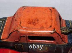 VINTAGE 1930's G-MAN PURSUIT WIND UP TOY CAR BY LOUIS MARX & CO, 100% ORIGINAL