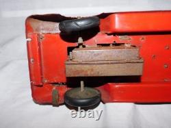 VINTAGE 1930's G-MAN PURSUIT WIND UP TOY CAR BY LOUIS MARX & CO, 100% ORIGINAL