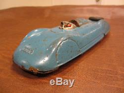 VINTAGE 1940s TOYS US ZONE GERMANY RARE TIN WithU AUDI SPEED RACER TOY RACE CAR