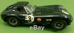 VINTAGE 1965 1/32 COX Cheetah Slot Race Car Black #3 Champion Sticker Spare Tire