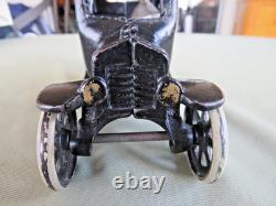 VINTAGE ANTIQUE ARCADE TOYS 1920s MODEL T PHAETON CAST IRON TOY CAR & DRIVER