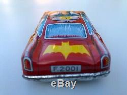 VINTAGE BATMAN 1966 Toy Japan BATMOBILE Friction YANOMAN 1960´s CAR