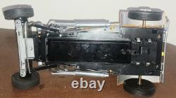 VINTAGE BATTERY OPERATED ALPS CUSTOM T FORD HOT ROD TOY CAR in BOX JAPAN NICE