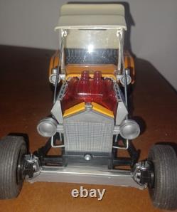 VINTAGE BATTERY OPERATED ALPS CUSTOM T FORD HOT ROD TOY CAR in BOX JAPAN NICE