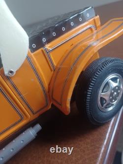 VINTAGE BATTERY OPERATED ALPS CUSTOM T FORD HOT ROD TOY CAR in BOX JAPAN NICE