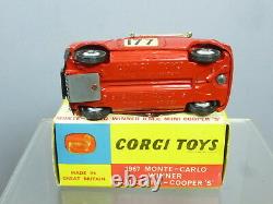 VINTAGE CORGI TOYS MODEL No. 339 MINI COOPER MONTE CARLO RALLY MIB