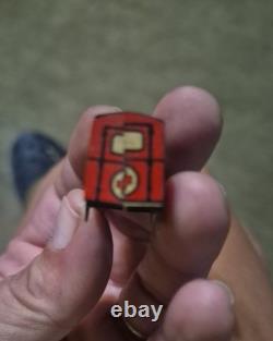 VINTAGE Cracker Jack TIN LITHO Ambulance Car Toy