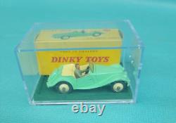 VINTAGE DINKY TOYS 1957 57 MG MIDGET SPORTS CONVERTIBLE CAR #102 With BOX MECCANO