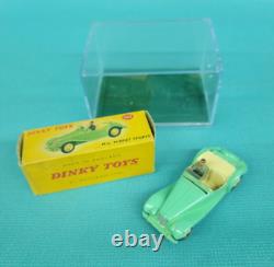 VINTAGE DINKY TOYS 1957 57 MG MIDGET SPORTS CONVERTIBLE CAR #102 With BOX MECCANO