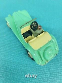 VINTAGE DINKY TOYS 1957 57 MG MIDGET SPORTS CONVERTIBLE CAR #102 With BOX MECCANO