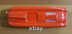 VINTAGE Dux Veritas Red Sports Race Car Toy Wind Up Tin Germany 50s