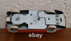 VINTAGE Dux Veritas Red Sports Race Car Toy Wind Up Tin Germany 50s