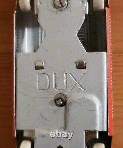 VINTAGE Dux Veritas Red Sports Race Car Toy Wind Up Tin Germany 50s