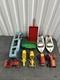 VINTAGE JAPAN TIN Truck CAR Hauler Tractor SSS Cruiser BOAT Farm TRAILER LOT