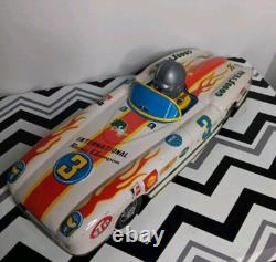 VINTAGE Kyoei Toy Racing Car Tin Toy Car Collectable MADE IN JAPAN Goodyear STP