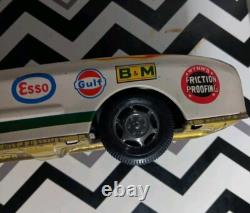 VINTAGE Kyoei Toy Racing Car Tin Toy Car Collectable MADE IN JAPAN Goodyear STP