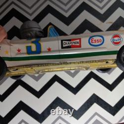 VINTAGE Kyoei Toy Racing Car Tin Toy Car Collectable MADE IN JAPAN Goodyear STP