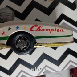 VINTAGE Kyoei Toy Racing Car Tin Toy Car Collectable MADE IN JAPAN Goodyear STP