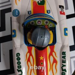 VINTAGE Kyoei Toy Racing Car Tin Toy Car Collectable MADE IN JAPAN Goodyear STP