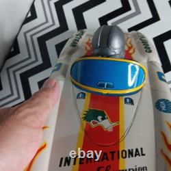 VINTAGE Kyoei Toy Racing Car Tin Toy Car Collectable MADE IN JAPAN Goodyear STP
