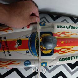 VINTAGE Kyoei Toy Racing Car Tin Toy Car Collectable MADE IN JAPAN Goodyear STP