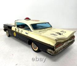 VINTAGE LARGE JAPAN TIN CHEVROLET IMPALA POLICE JAPAN VERSION 12 31cm CAR TOY