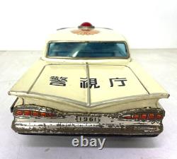 VINTAGE LARGE JAPAN TIN CHEVROLET IMPALA POLICE JAPAN VERSION 12 31cm CAR TOY