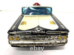 VINTAGE LARGE JAPAN TIN CHEVROLET IMPALA POLICE JAPAN VERSION 12 31cm CAR TOY