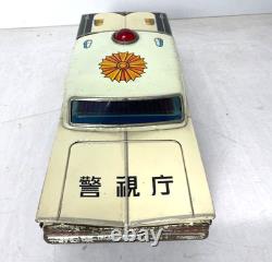 VINTAGE LARGE JAPAN TIN CHEVROLET IMPALA POLICE JAPAN VERSION 12 31cm CAR TOY