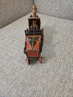 VINTAGE MARX COWBOY WHOOPIE CAR WORKS WIND UP TOY 345-W (See All Pics)