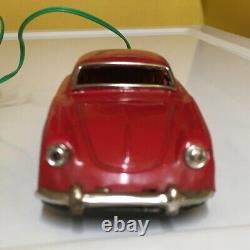 VINTAGE MASUDAYA (MODERN TOYS), TIN, PORSCHE 356 COUPE FULLY WORKING WithBOX