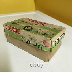 VINTAGE MASUDAYA (MODERN TOYS), TIN, PORSCHE 356 COUPE FULLY WORKING WithBOX