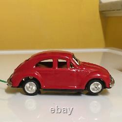 VINTAGE MASUDAYA (MODERN TOYS), TIN, VOLKSWAGEN FULLY WORKING WithBOX. SWEET