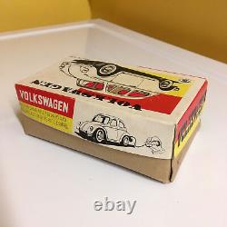 VINTAGE MASUDAYA (MODERN TOYS), TIN, VOLKSWAGEN FULLY WORKING WithBOX. SWEET