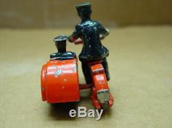 VINTAGE METAL PRE WAR MOTORCYCLE With SIDE CAR TOOTSIETOY DINKY TOY BRITAINS LTD