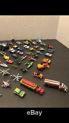 VINTAGE Micro Machines Galoob Lot of 82! Cars Playset! Extras RARE