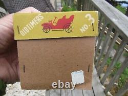 VINTAGE ORIGINAL 1950's 60's OLDTIMERS TOY CAR #3 NOS MIB MODERN TOYS JAPAN