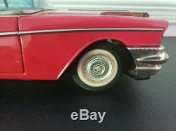 VINTAGE/RARE Tin Toy Car Asahi/Ichiko 58' Buick Century 2 Dr Hard Top XL 14