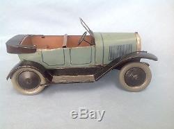 Vintage Rotchkiss 4 Dr. Convertible Car Windup Jep Toys France 10