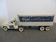 VINTAGE STRUCTO KROGER FORD SEMI TRUCK METAL WHITE With BLUE DECALS USA SOLID