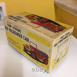 VINTAGE, TIN B/O CAP FIRING OLD FASHION CAR! COMPLETE WithBOX! FULLY OPERATIONAL