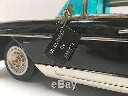 Vintage Tin Cadillac Eldorado, Brougham Toy Car With Original Packaging