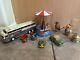 VINTAGE TIN LITHO WINDUPS LOT OF 9 J Chein Modern Tin Toys Japan Car Bus