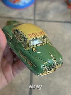 VINTAGE TIN LITHO WINDUPS LOT OF 9 J Chein Modern Tin Toys Japan Car Bus