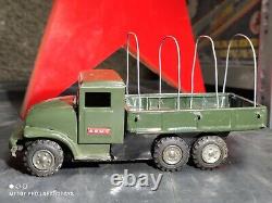 VINTAGE TIN TOY MILITARY TRUCK 1936 Josef Neuhierl, Fürth Wehrmachts Kübelwagen